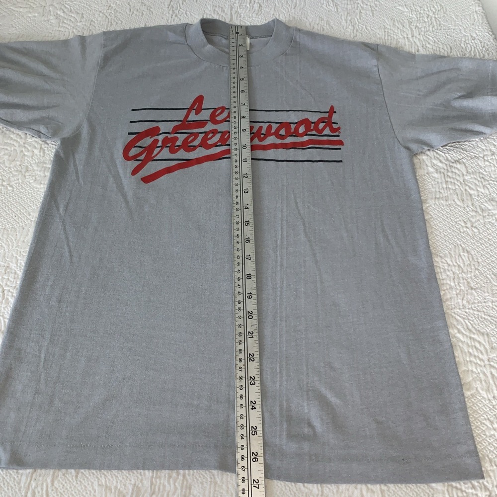 Vintage Lee Greenwood Country Music Single Stitch T Shirt M/L Tour God Bless USA - Picture 5 of 7